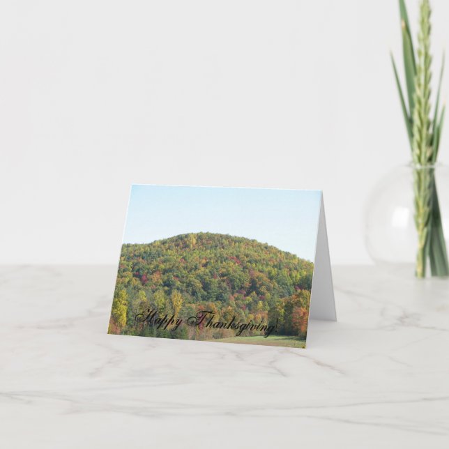 Cartão De Festividades Happy Thanksgiving (Frente)