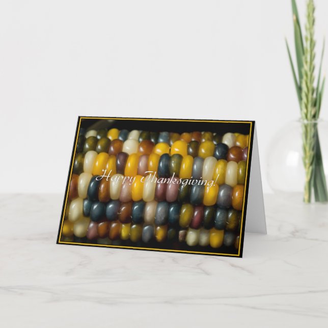 Cartão De Festividades Happy Thanksgiving! (Frente)