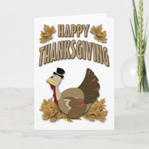 Cartão De Festividades Happy Thanksgiving