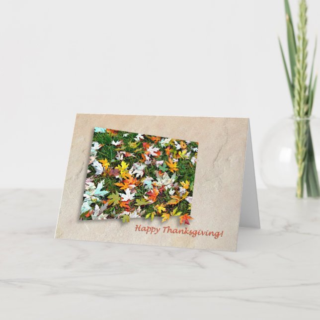 Cartão De Festividades Happy Thanksgiving! (Frente)