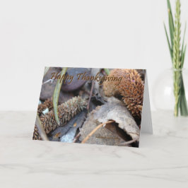 Cartão De Festividades Happy Thanksgiving - Card