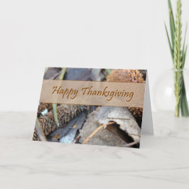 Cartão De Festividades Happy Thanksgiving Card