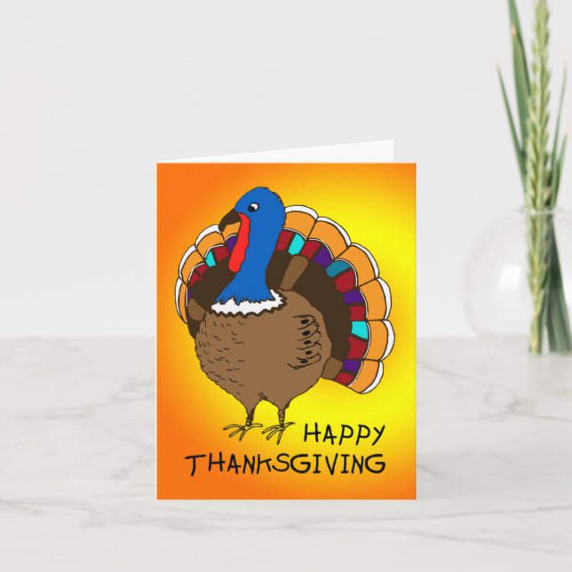 Cartão De Festividades Happy Thanksgiving Note Card (Frente)