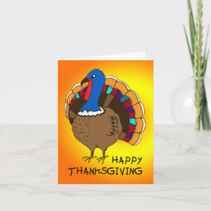 Cartão De Festividades Happy Thanksgiving Note Card