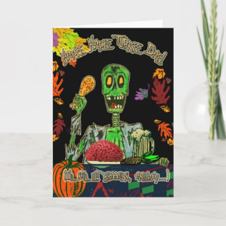 Cartão De Festividades happy turkey day greeting card