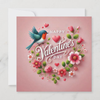 Cartão De Festividades Happy Valentines day Cards 