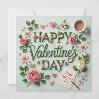 Cartão De Festividades Happy Valentines Day Cards 