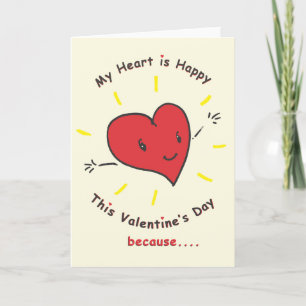 Cartão De Festividades Happy Valentine's Day for Aunt!