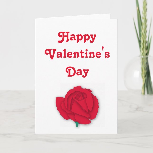 Cartão De Festividades Happy Valentines Day Valentine Greeting Cards (Frente)