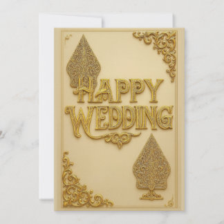 Cartão De Festividades Happy Wedding Greeting cards