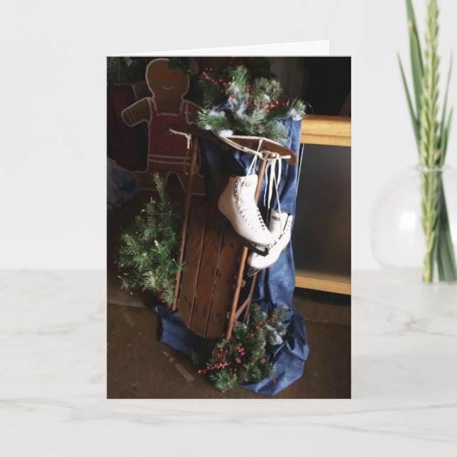 Cartão De Festividades Har-Ber Village skates 2013c   Greeting Card (Frente)