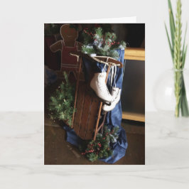 Cartão De Festividades Har-Ber Village skates 2013c   Greeting Card