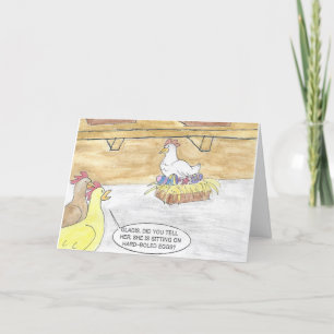 Cartão De Festividades Hard Boiled Eggs Card