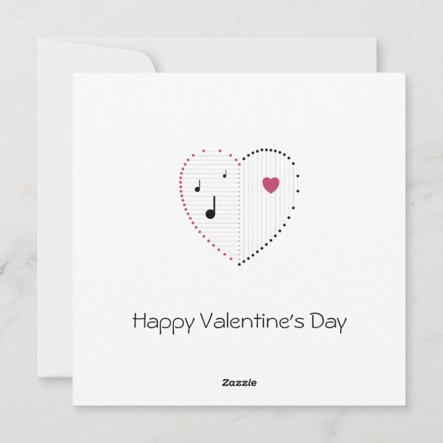 Cartão De Festividades Harmonia do Amor (Verso)