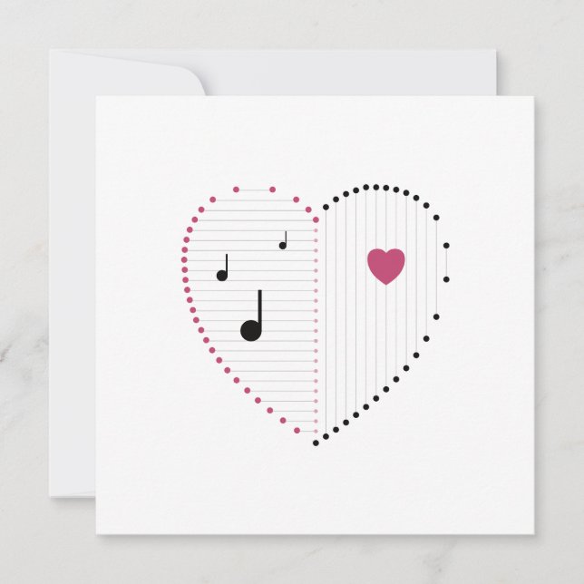 Cartão De Festividades Harmonia do Amor (Frente)