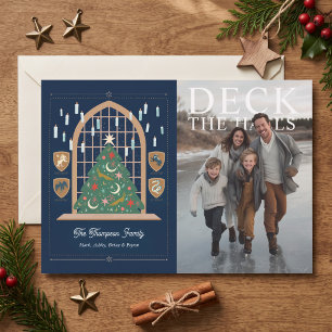 Cartão De Festividades Harry Potter Decorar o Grande Salão Foto