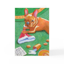 Hat dos Papais noeis Bulldog Franceses