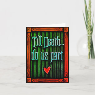 Cartão De Festividades Haunted Valentine Card