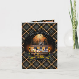 Cartão De Festividades Haunted Yakitori Haven Fechou