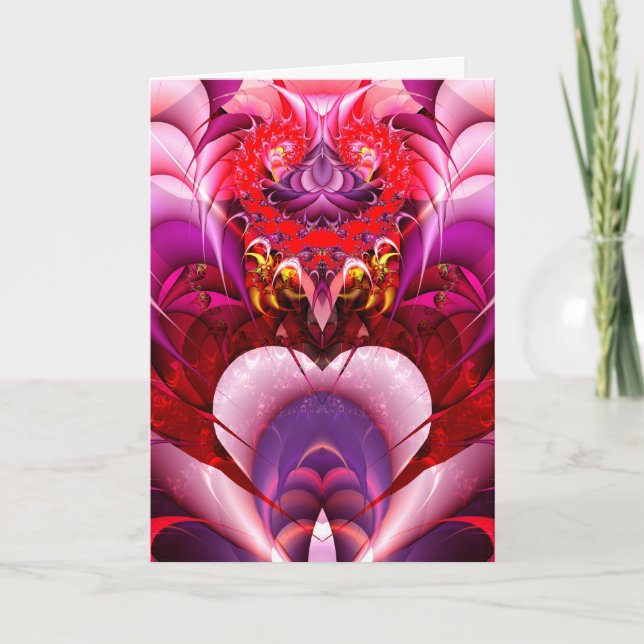 Cartão De Festividades Have a Fractal Valentine  Card (Frente)