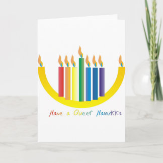 Cartão De Festividades Have a Queer Chanukah