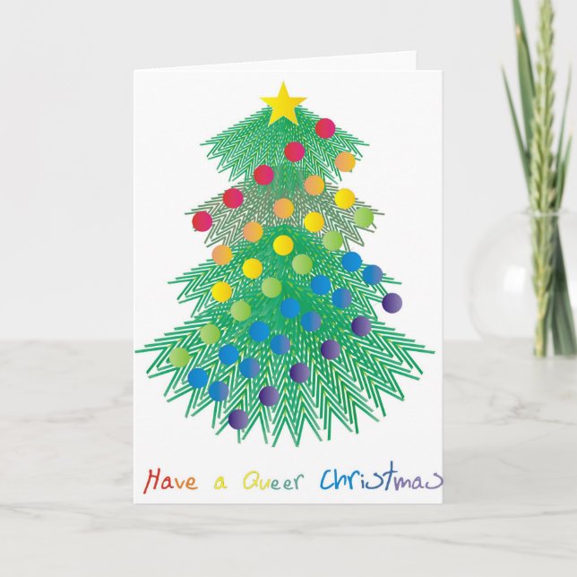 Cartão De Festividades Have a Queer Christmas (Frente)