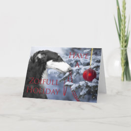 Cartão De Festividades Have A Zoifill Holiday Card