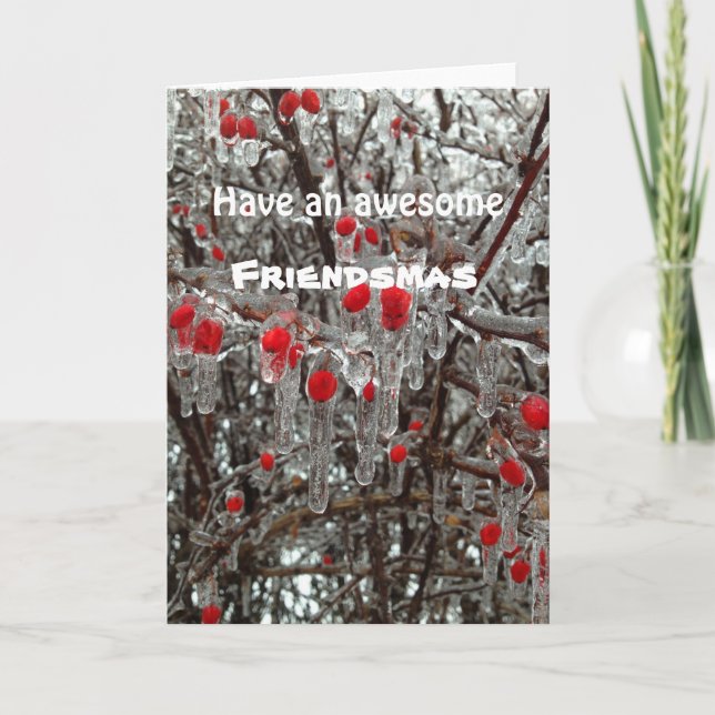 Cartão De Festividades Have an awesome Friendsmas card (Frente)