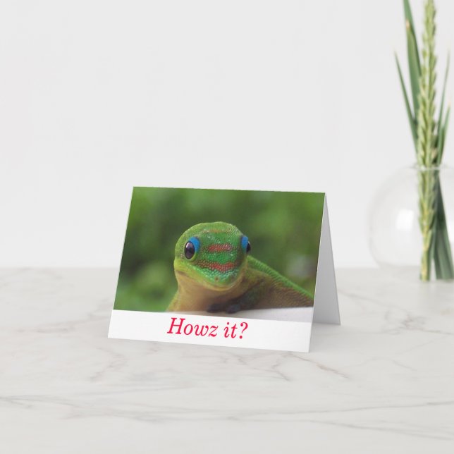 Cartão De Festividades Hawaiian Christmas Howz (Frente)