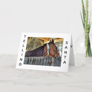 CARTÃO DE FESTIVIDADES HAY, MISTLETOE / "VOCÊ" É TUDO O QUE EU QUERO PARA