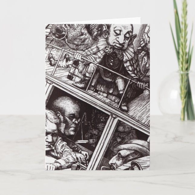 Cartão De Festividades He had wholly forgotten his name' (Frente)