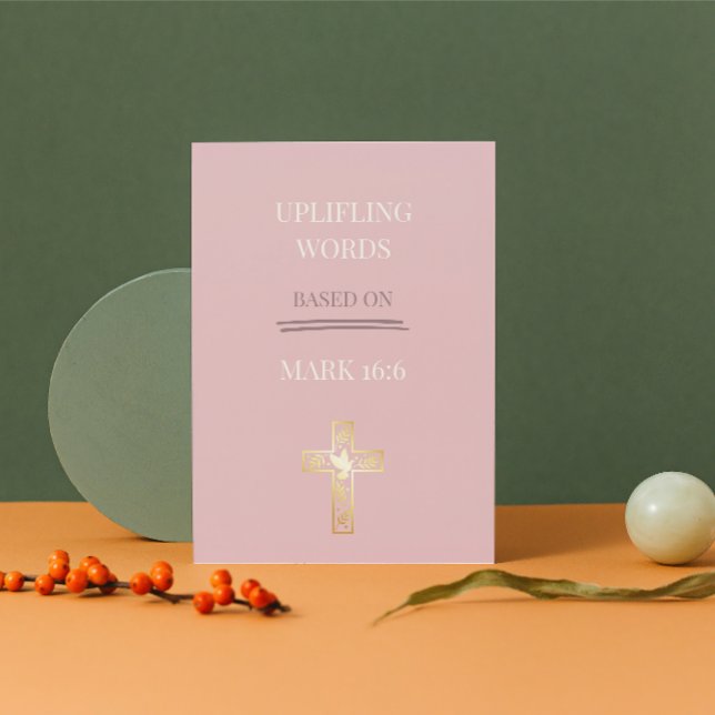 Cartão De Festividades He Is Alive – Christian Easter Reflection Card (Celebrate His Resurrection — A Card That Brings Hope)