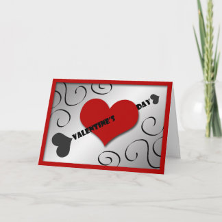 Cartão De Festividades Heart & Arrow Valentine's Day Love Greeting Card