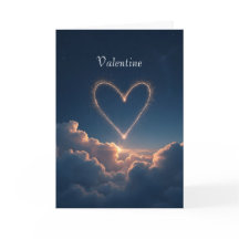 Heart Constellation Valentine Card