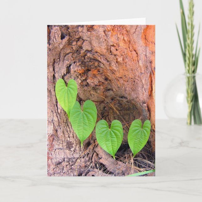 Cartão De Festividades Heart Quartet (Frente)