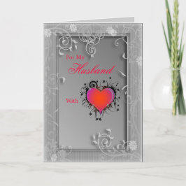 Cartão De Festividades Heart Valentine Card