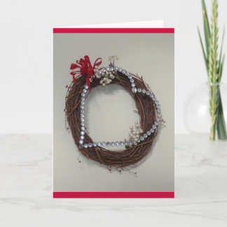 Cartão De Festividades Heart with gems