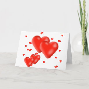 Cartão De Festividades hearts
