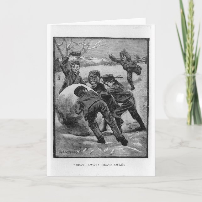 Cartão De Festividades Heave Away! (Frente)