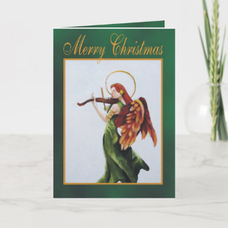 Cartão De Festividades Heavenly Harmony Chirstmas card