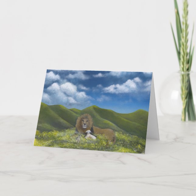 Cartão De Festividades Heavenly Peace Easter Card (Frente)