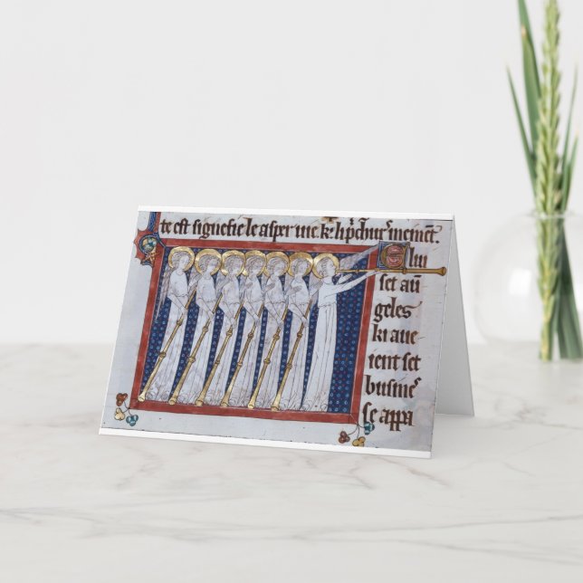 Cartão De Festividades Heav'nly Host Christmas Card (Frente)