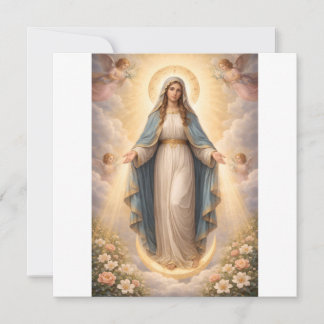Cartão De Festividades Heilige Mutter Gottes Göttliche Liebe & Schutz´11