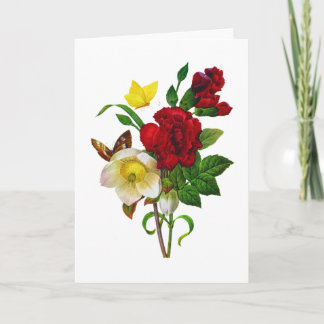 Cartão De Festividades Helebore, Christmas Rose by Pierre Joseph Redoute