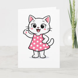 Cartão De Festividades Hello Kitty