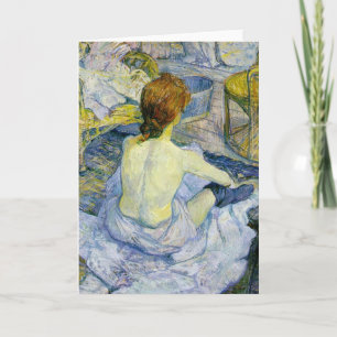 Cartão De Festividades Henri Toulouse Lautrec - The Bath GC