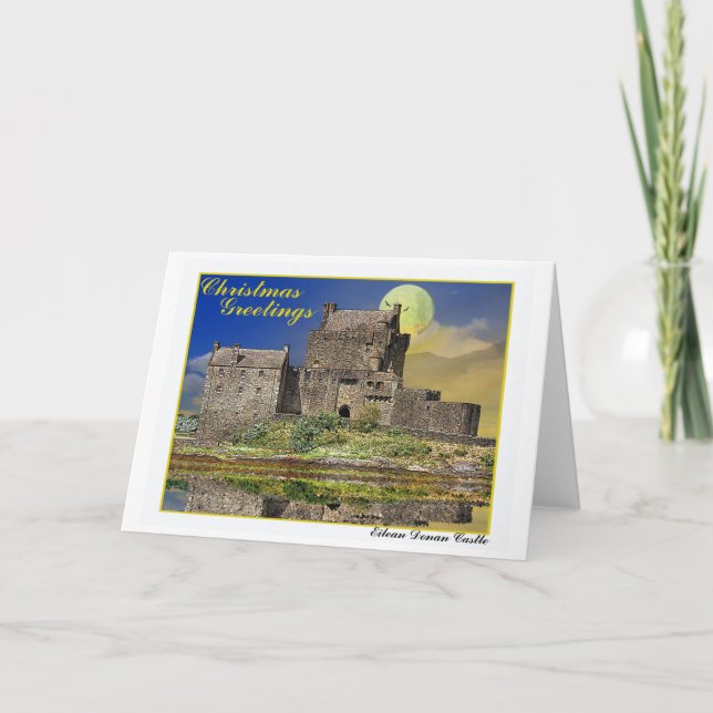 Cartão De Festividades Highland Christmas Card (Frente)