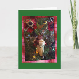 Cartão De Festividades Hiking Over to See YOU for Christmas Note Card!