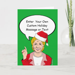 Cartão De Festividades Hillary Christmas Card - Customize Your Message -.
