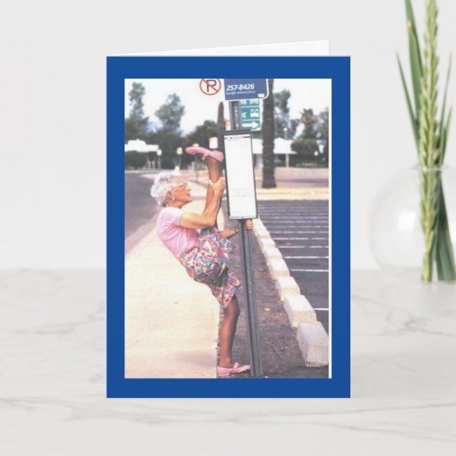 Cartão De Festividades Hip Replacement Humor (Frente)